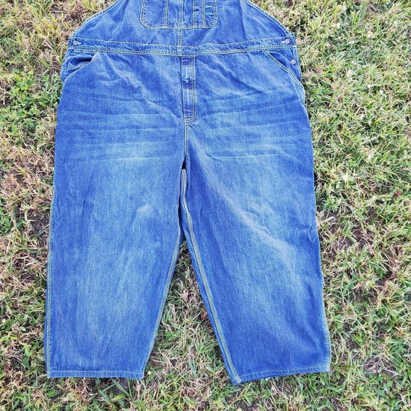 Boulder Creek Overalls Mens 60x38 Blue Denim‎ Bib Carpenter Workwear Big Utility - Picture 3 of 10
